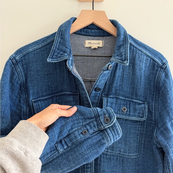 Madewell Dark 100% Cotton Shirt/Jacket - Picture 5 of 9